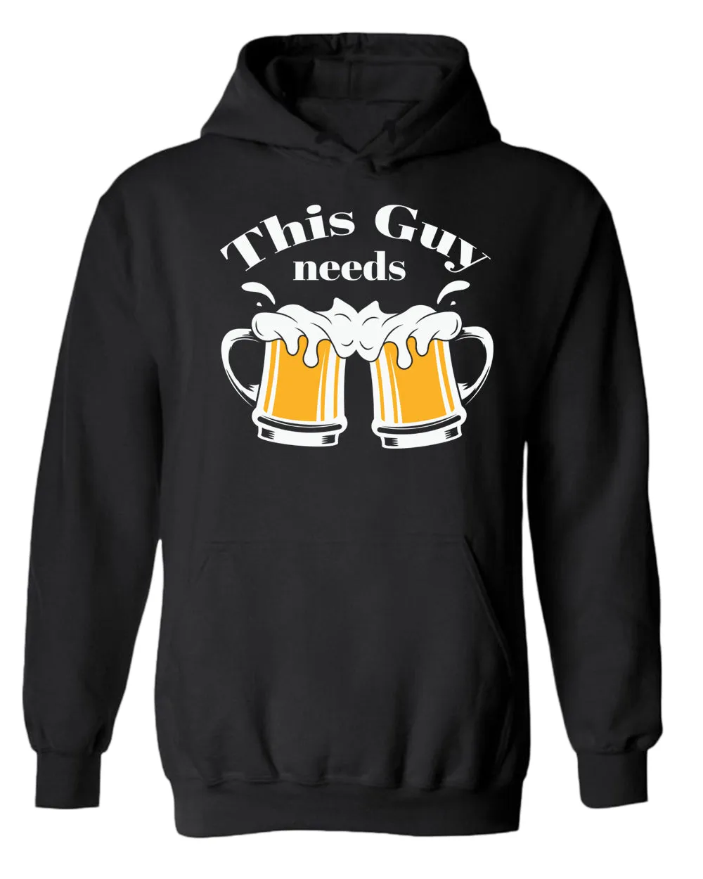 This guy needs beer hoodie