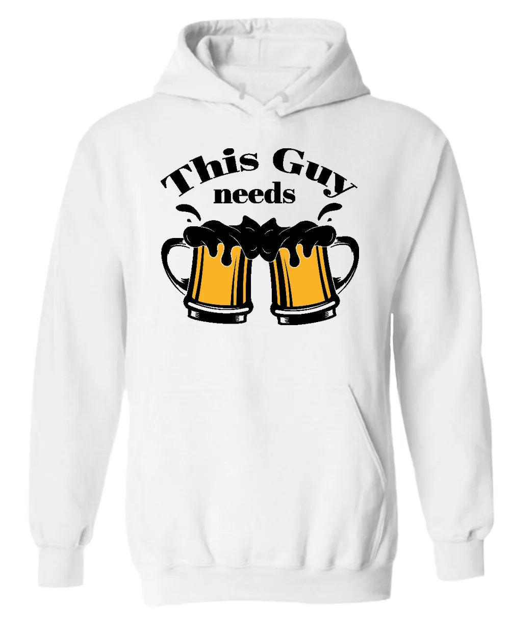 This guy needs beer hoodie