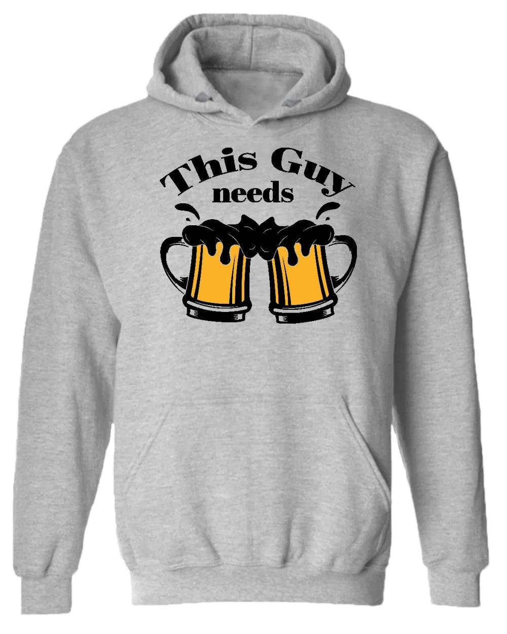 This guy needs beer hoodie