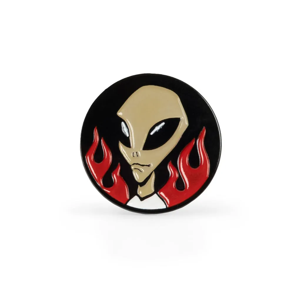 THRASHER X AWS BELIEVE LAPEL PIN