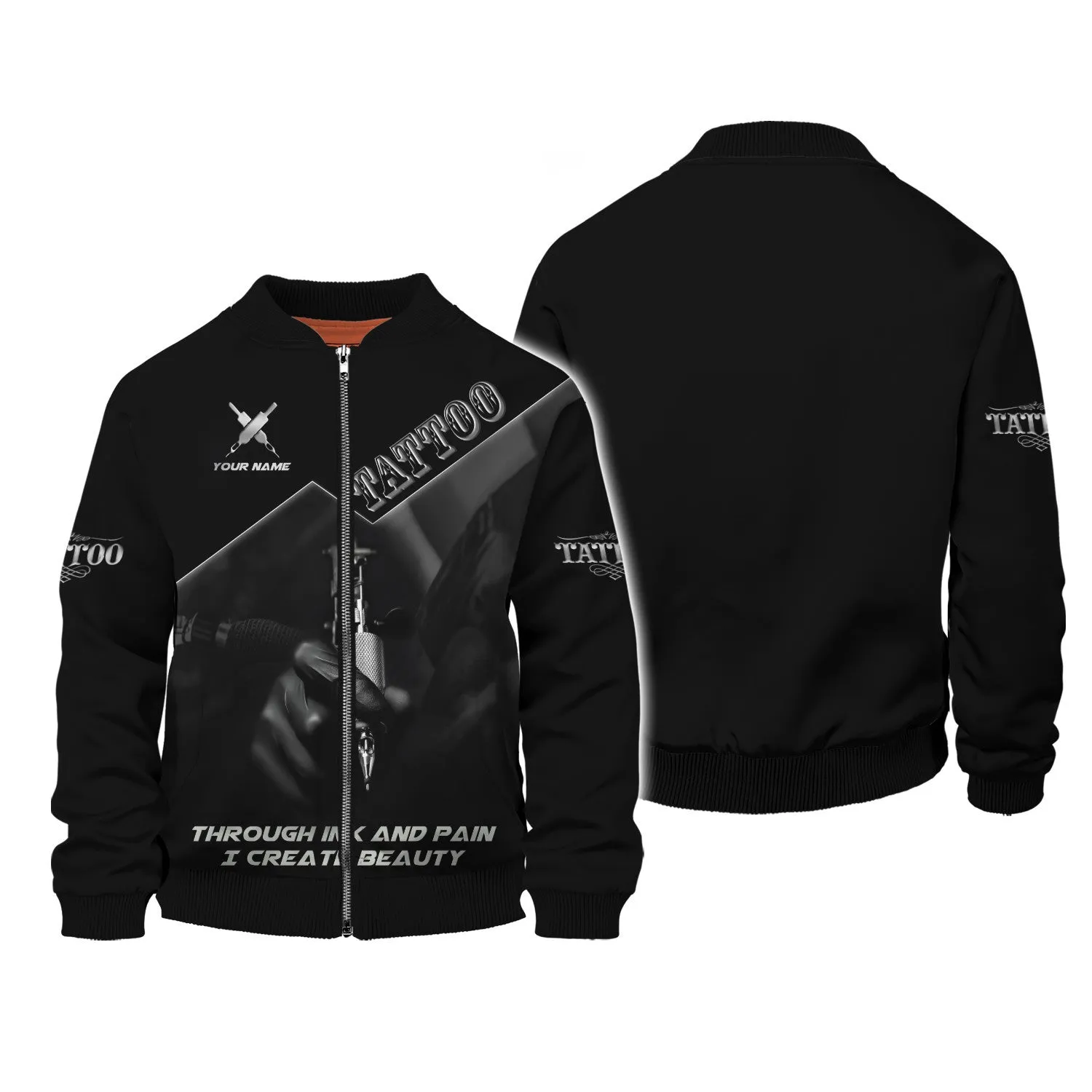 Through Ink And Pain I Create Beauty Tattoo Shirts Tattoo Artist Shirts