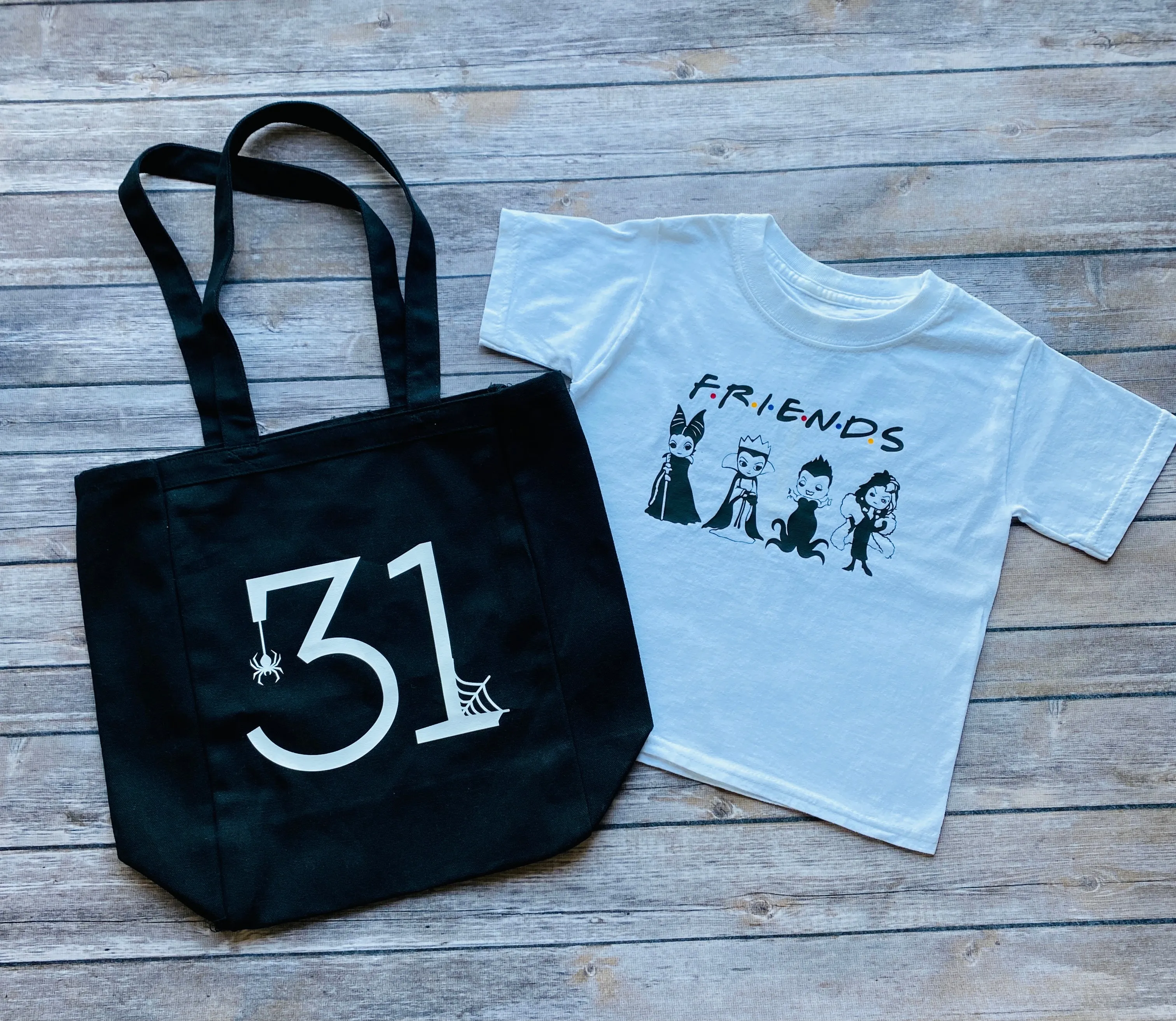 Trick or Treat Bundle T shirt and Candy bag