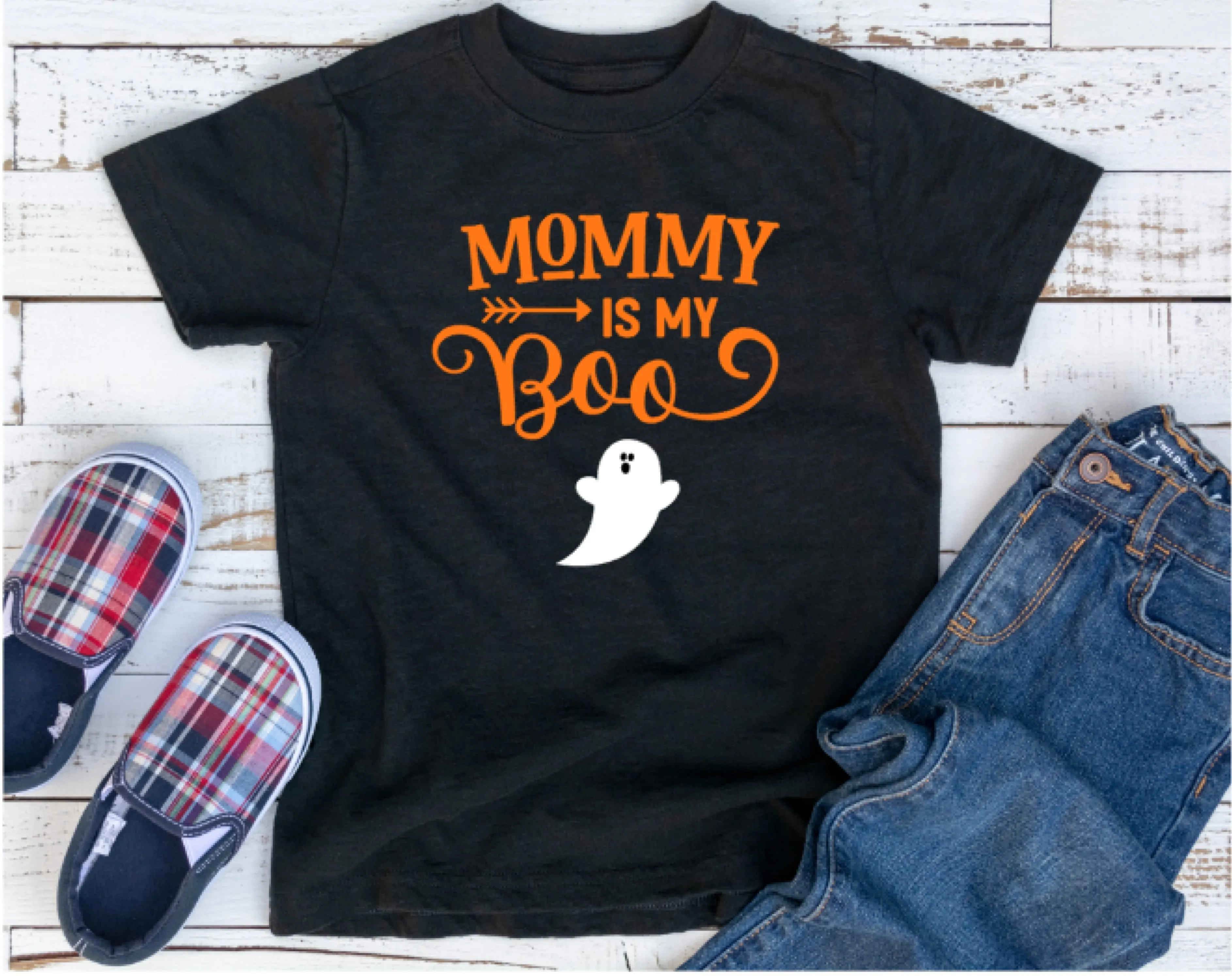 Trick or Treat Bundle T shirt and Candy bag