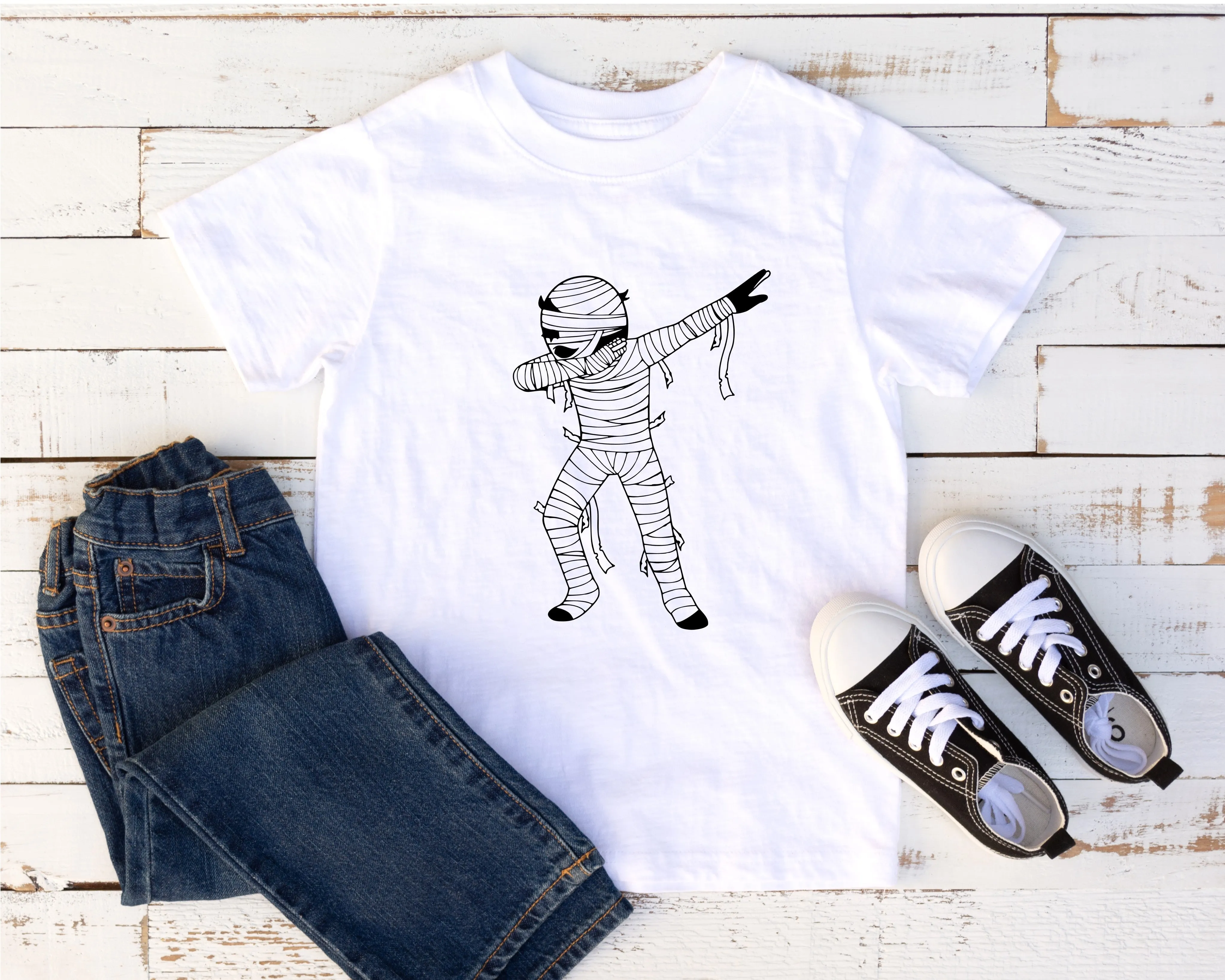 Trick or Treat Bundle T shirt and Candy bag