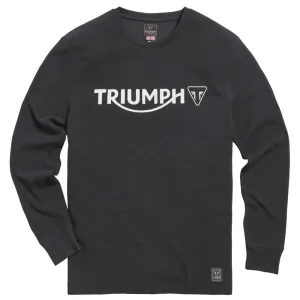 Triumph Bettmann Long Sleeve Waffle T-Shirt Black