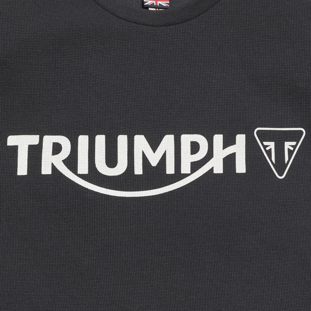 Triumph Bettmann Long Sleeve Waffle T-Shirt Black