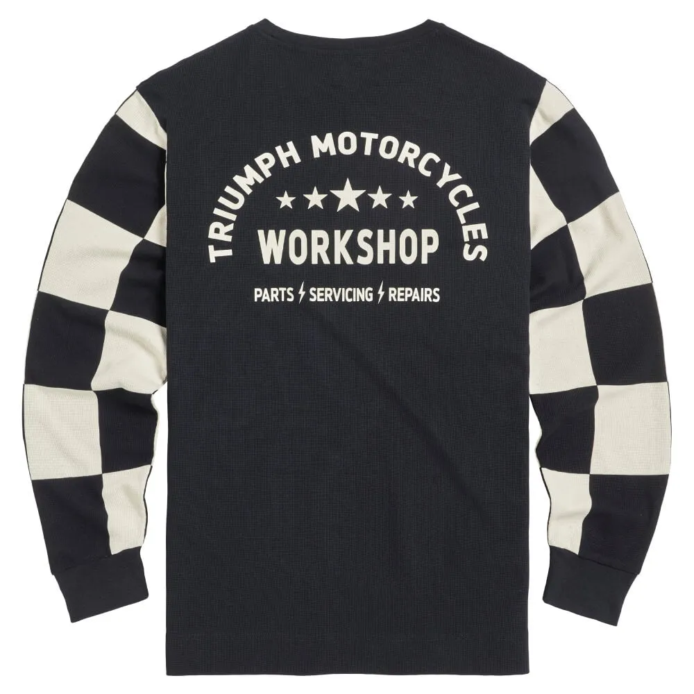 Triumph Harker Long Sleeved T-Shirt Black / Bone