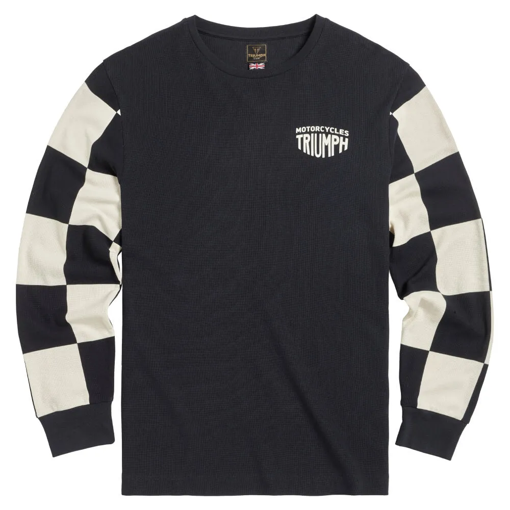 Triumph Harker Long Sleeved T-Shirt Black / Bone