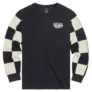 Triumph Harker Long Sleeved T-Shirt Black / Bone