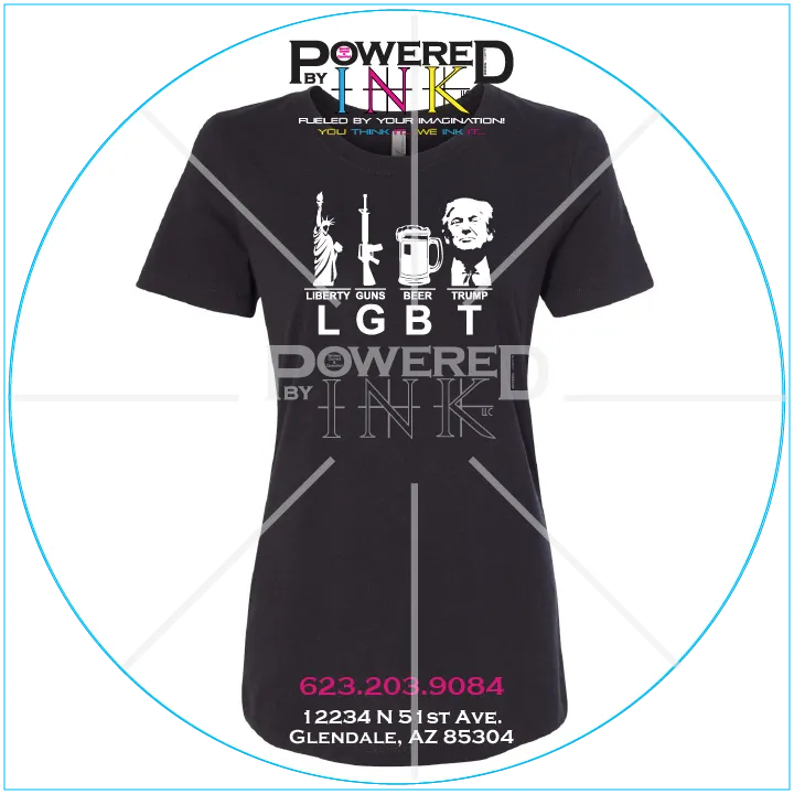 TRUMP - L G B T - Tee Design