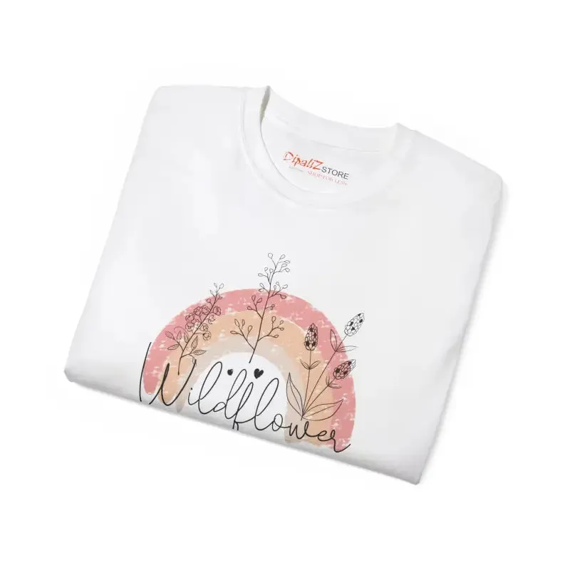 Ultra Cotton Tee Vibrant Wildflower Vibes