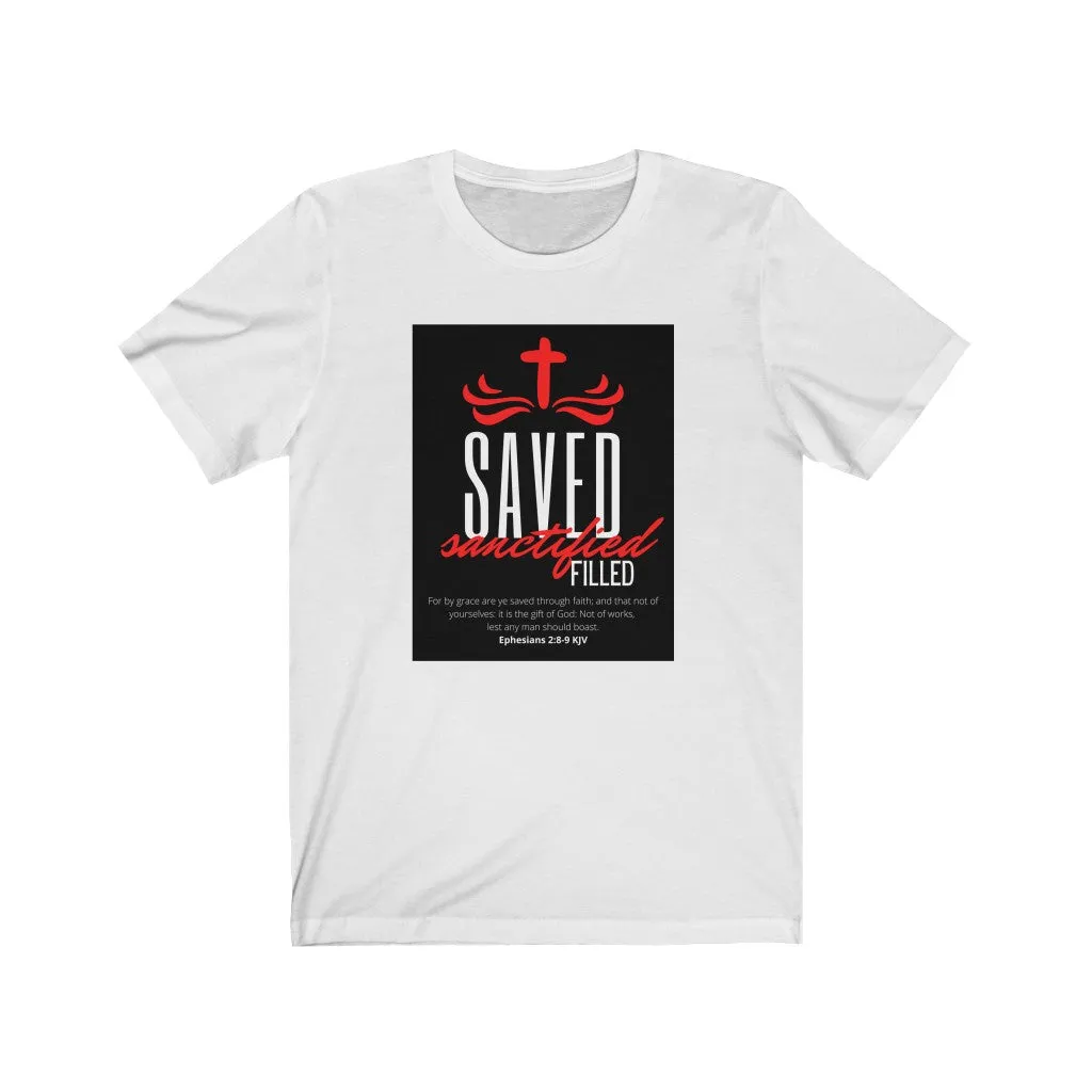 Unisex Jersey Short Sleeve Tee (Black Love Rocks Original Design - SAVED)