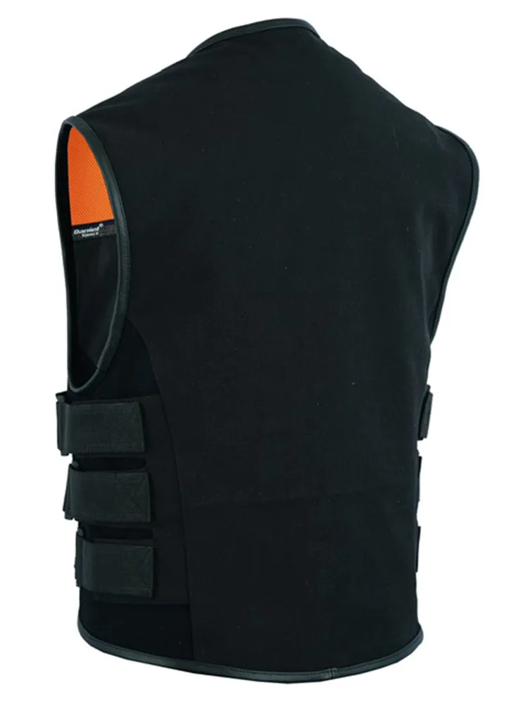 Updated Canvas SWAT Team Mens Textile Vest
