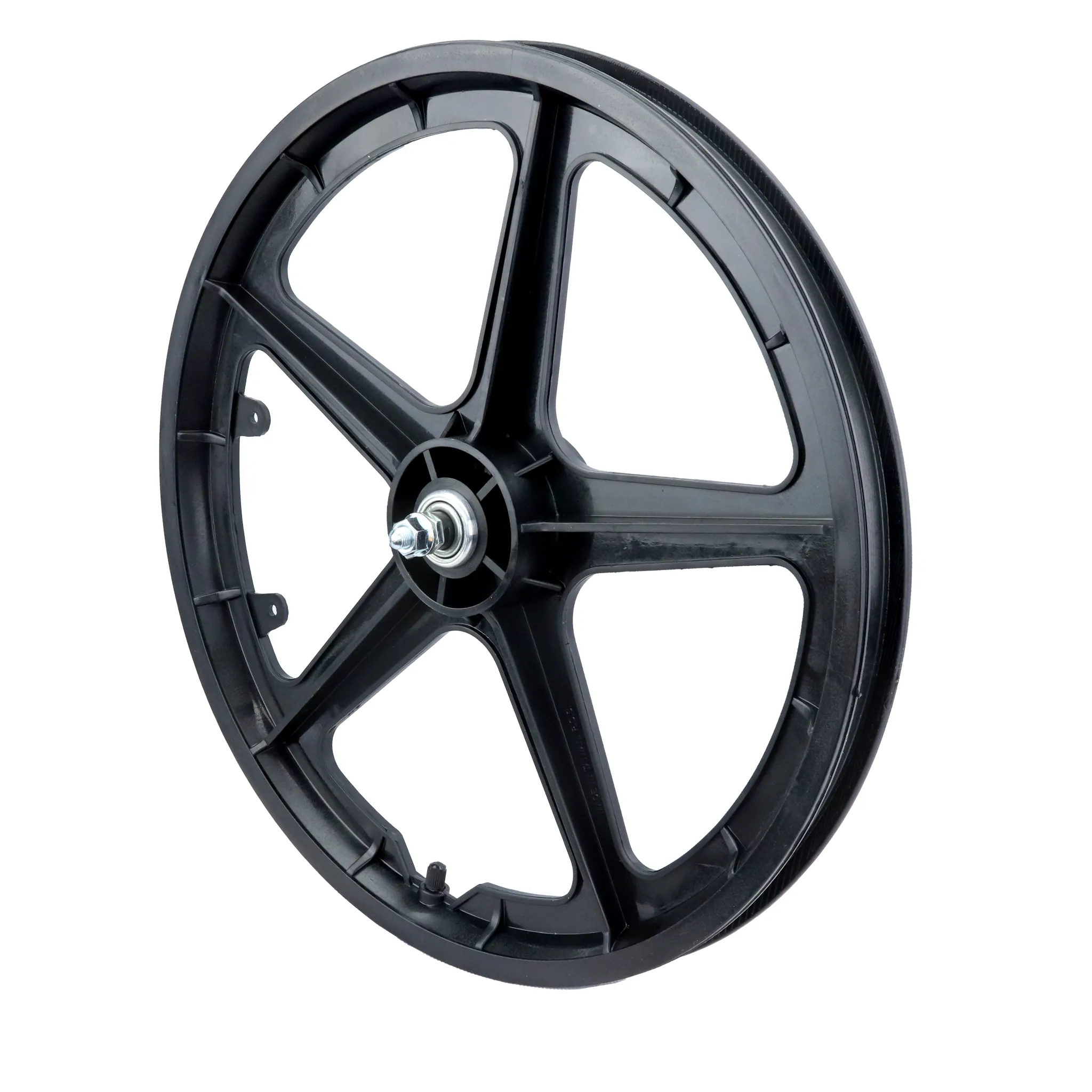 Vandorm 20" Front BMX Mag Wheel 5 Spoke Straight BLACK