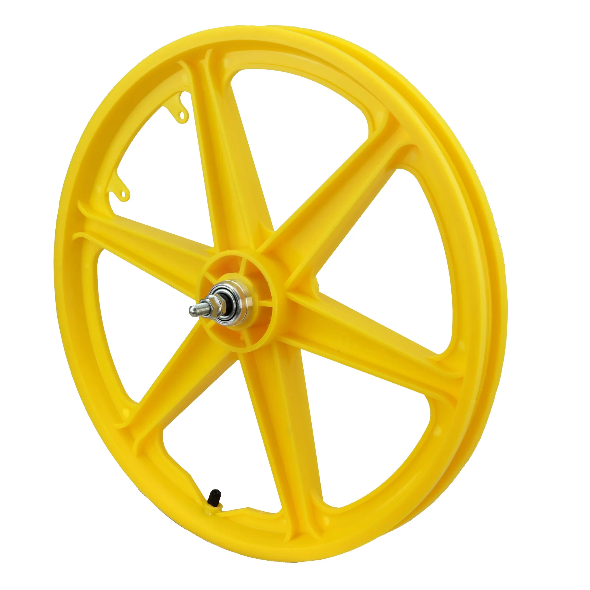 Vandorm 20" Rear BMX Mag Wheel 6 Spoke Straight YELLOW