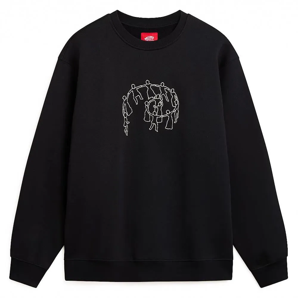 Vans Skate Hold Hands Crewneck Sweatshirt - Black