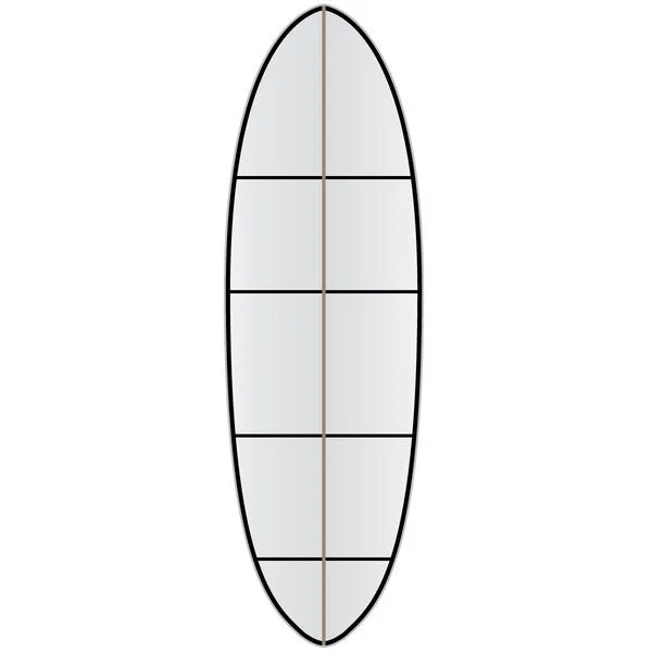 Versa Traction clear DECK grip tape for surfboards