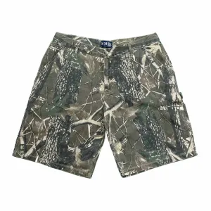 VIC BAGGY CARPENTER SHORTS - REAL TREE CAMO