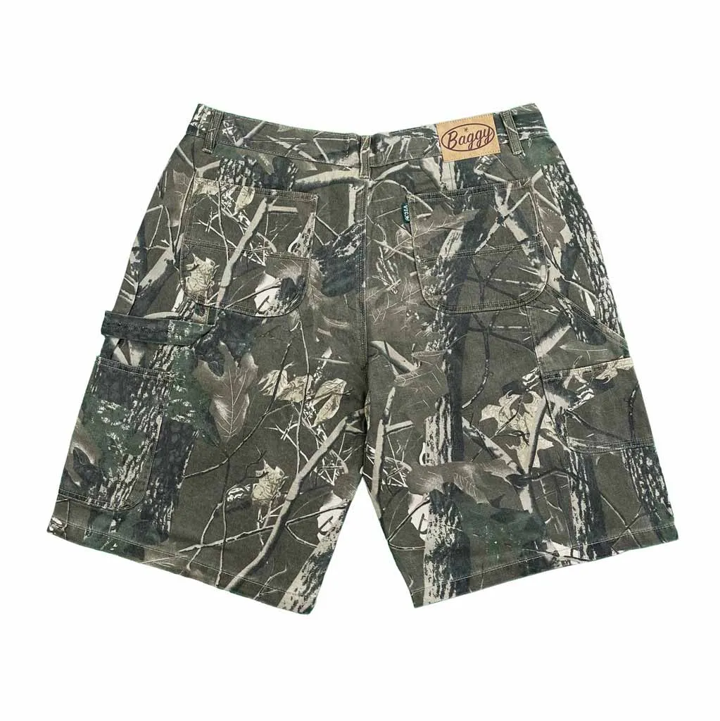 VIC BAGGY CARPENTER SHORTS - REAL TREE CAMO