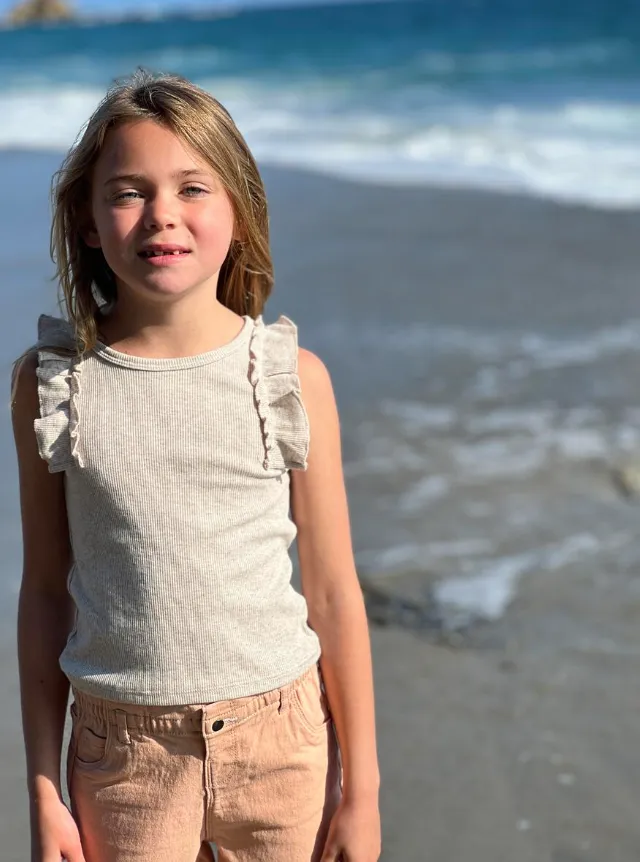 Vignette Kinsley Denim Shorts Soft Pink