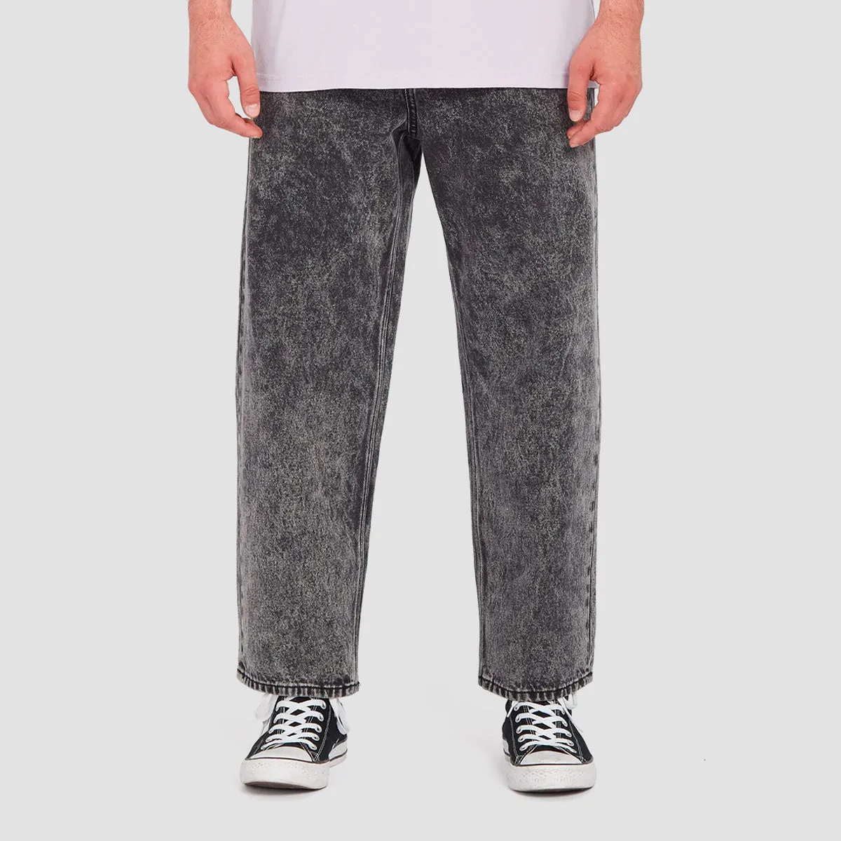 Volcom Billow Tapered Jeans Light Acid Black