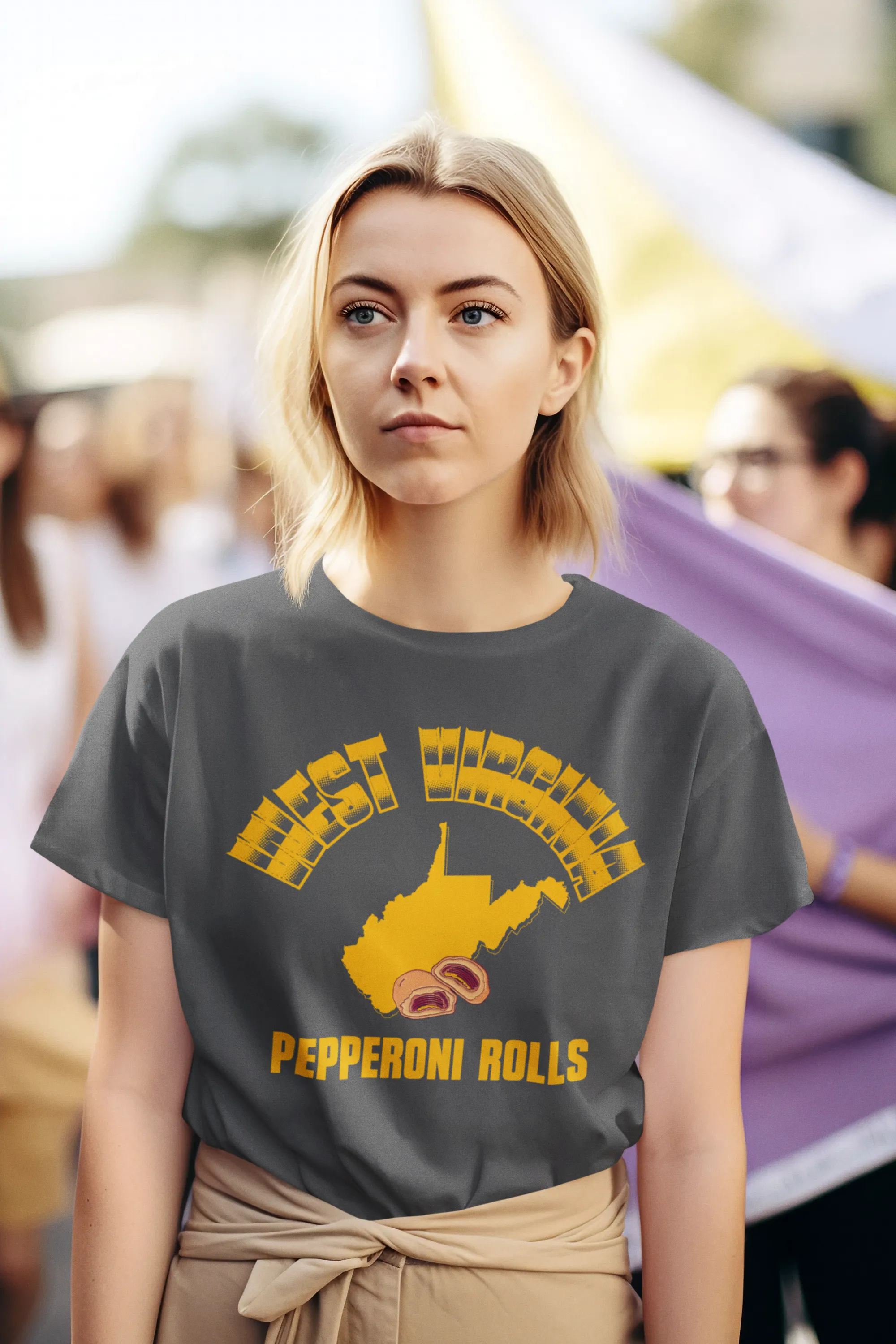 West Virginia Pepperoni Rolls T shirt
