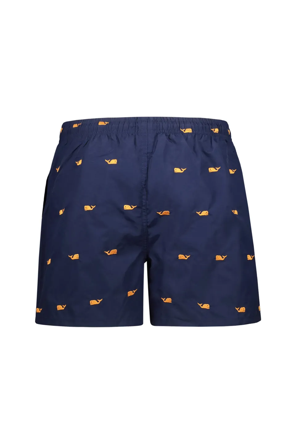 Whale Detail Swim Shorts In Blue