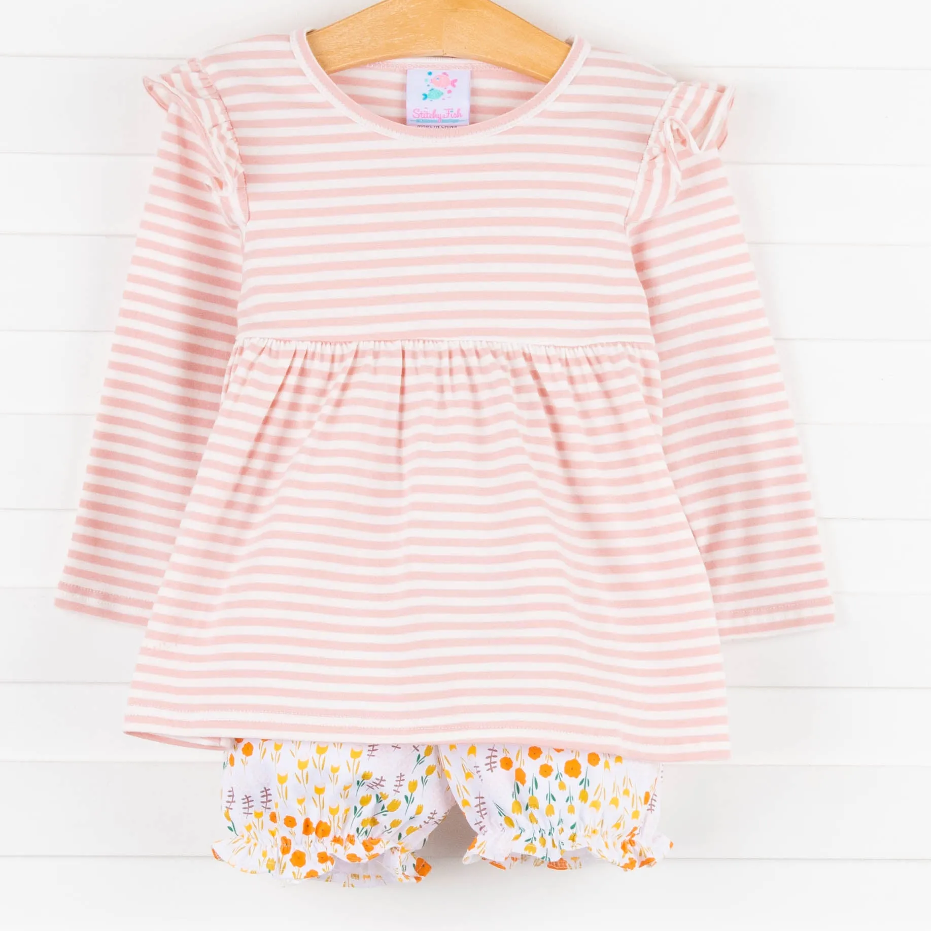 Wildflower Bloomer Set, Pink