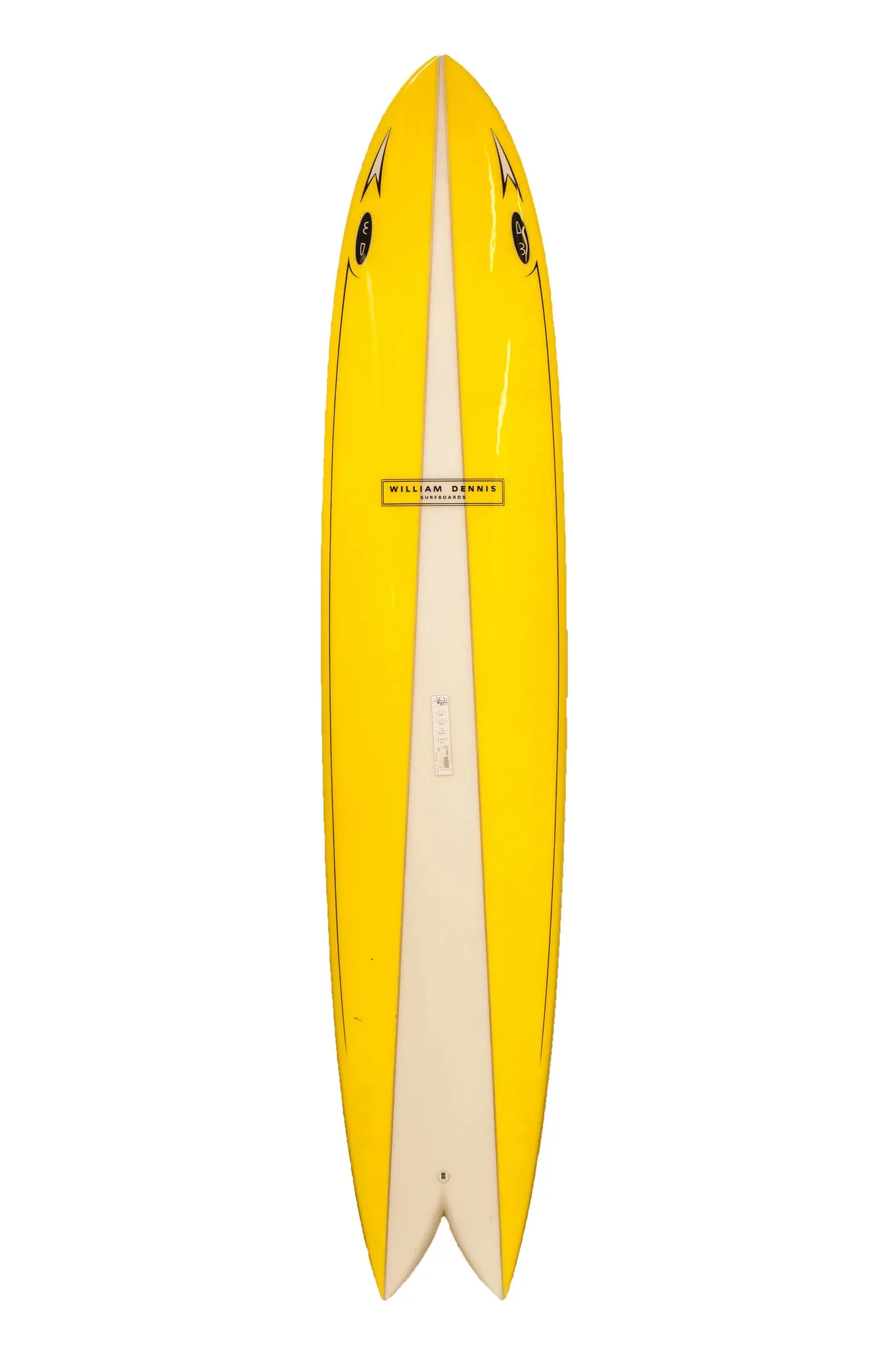 William Dennis Custom "Mega Fish" Longboard Surfboard
