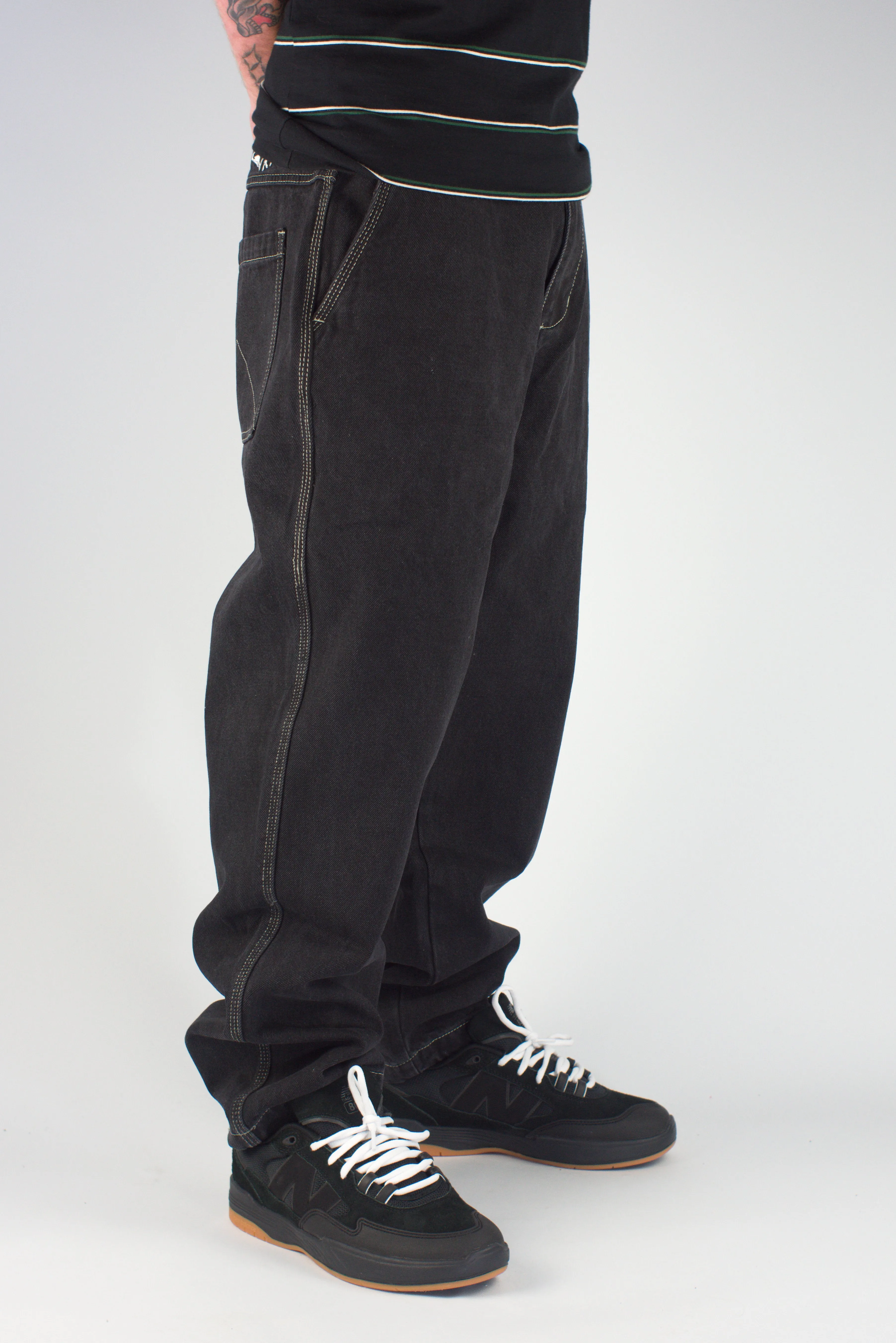 Wknd - Gene’s Jeans - Heavyweight - Black / White 34 x 32 Last Pair