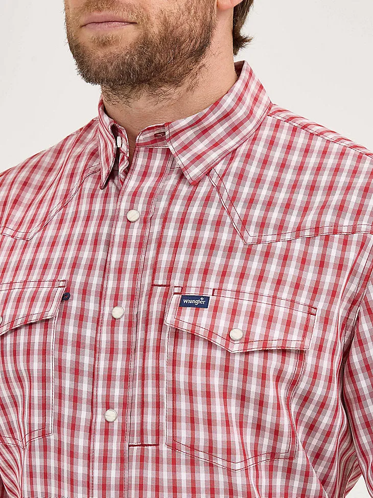 Wrangler Mens Performance Plaid Shirt