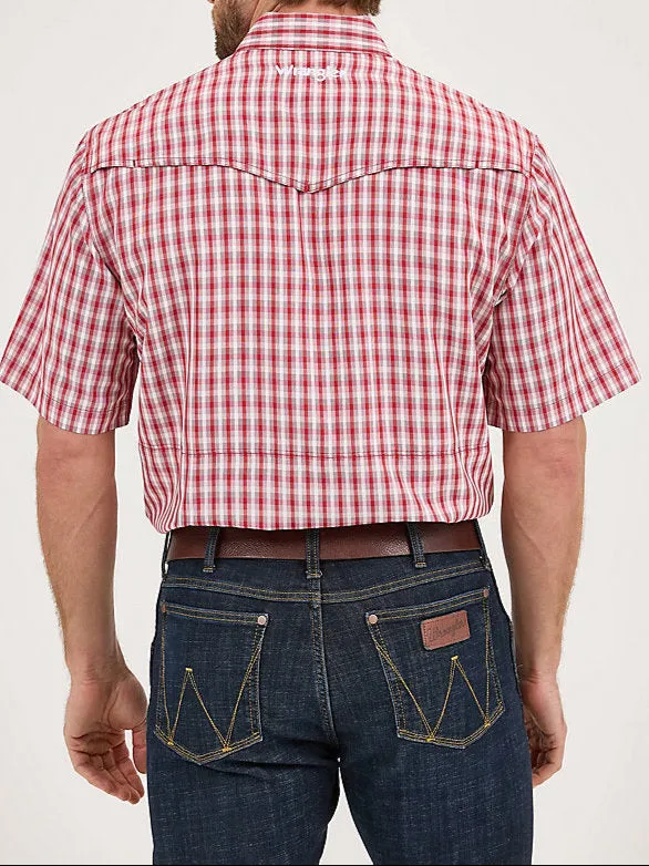 Wrangler Mens Performance Plaid Shirt