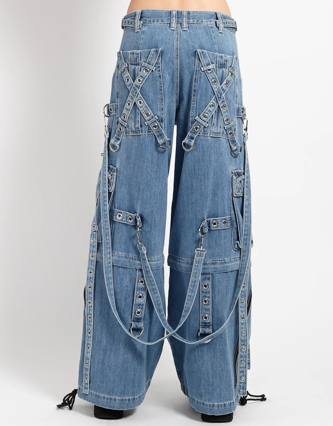X-STRAP PANT LIGHT BLUE DENIM