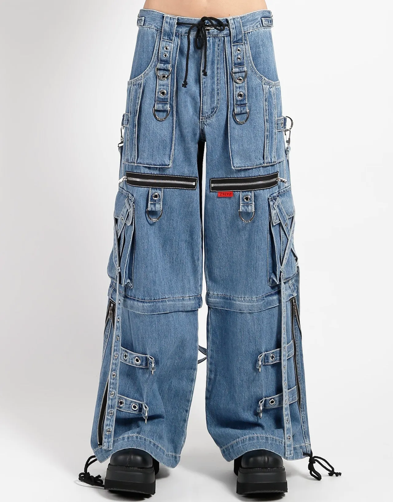 X-STRAP PANT LIGHT BLUE DENIM