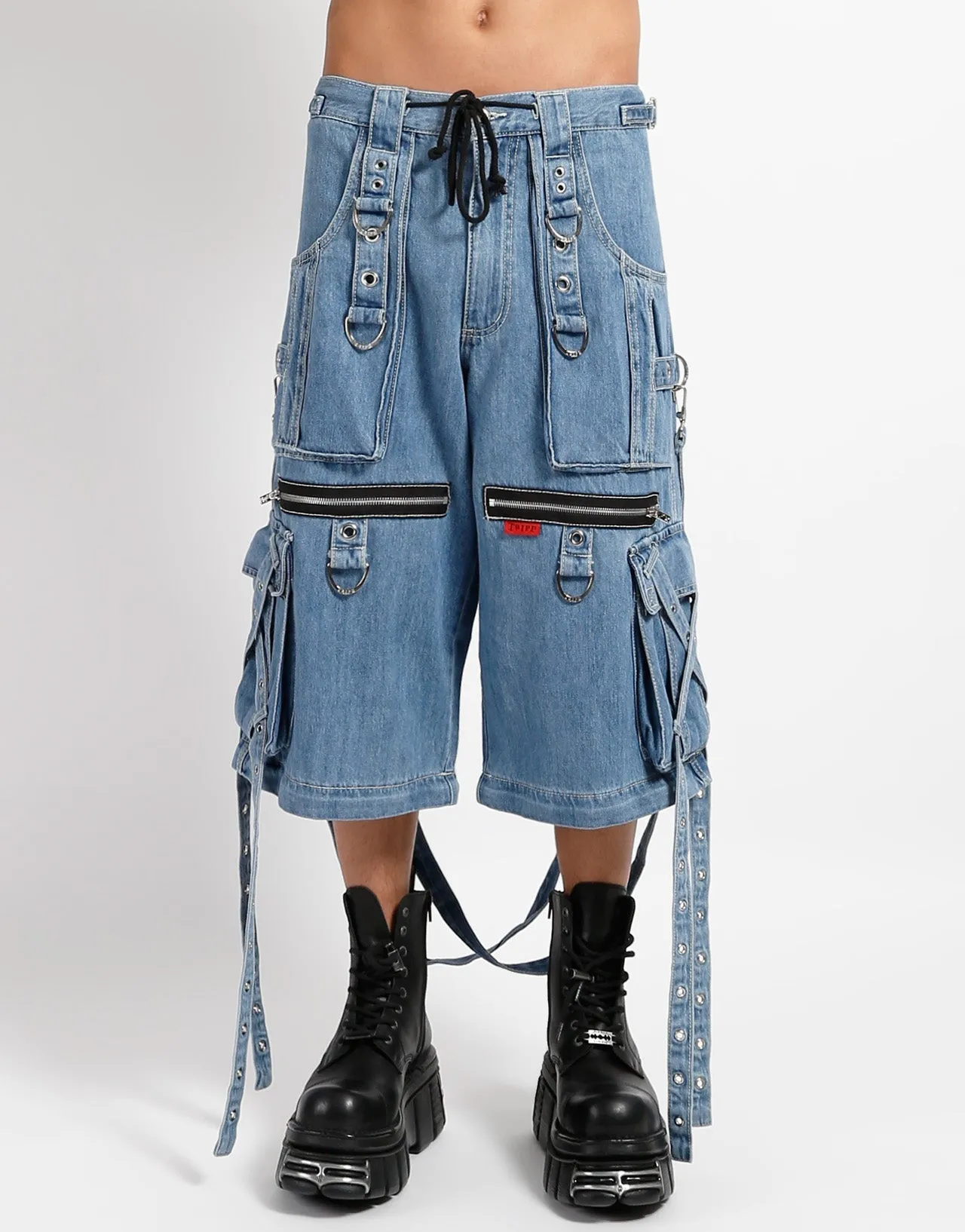 X-STRAP PANT LIGHT BLUE DENIM